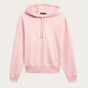 NWT Frye Circle Logo Cotton Hoodie Pink